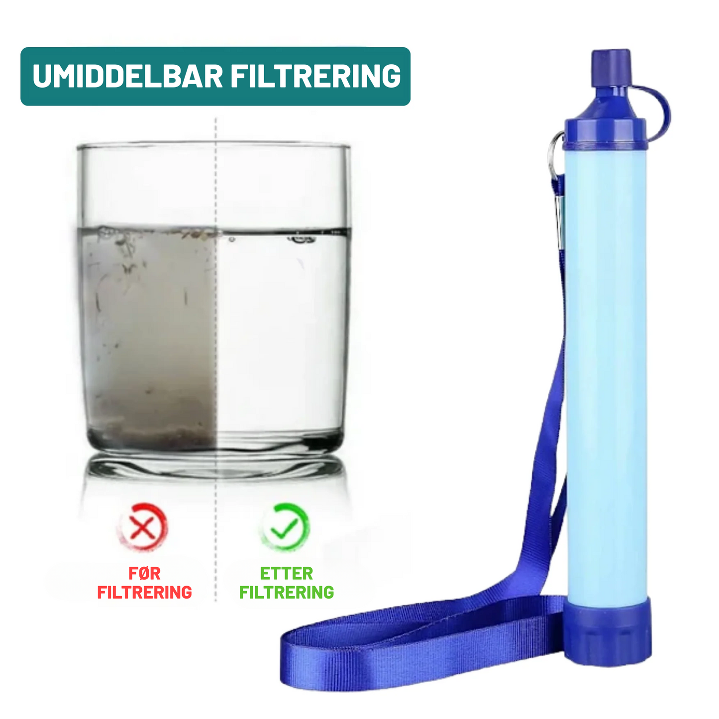 Nødvannsfilter – Alltid tilgang til rent drikkevann