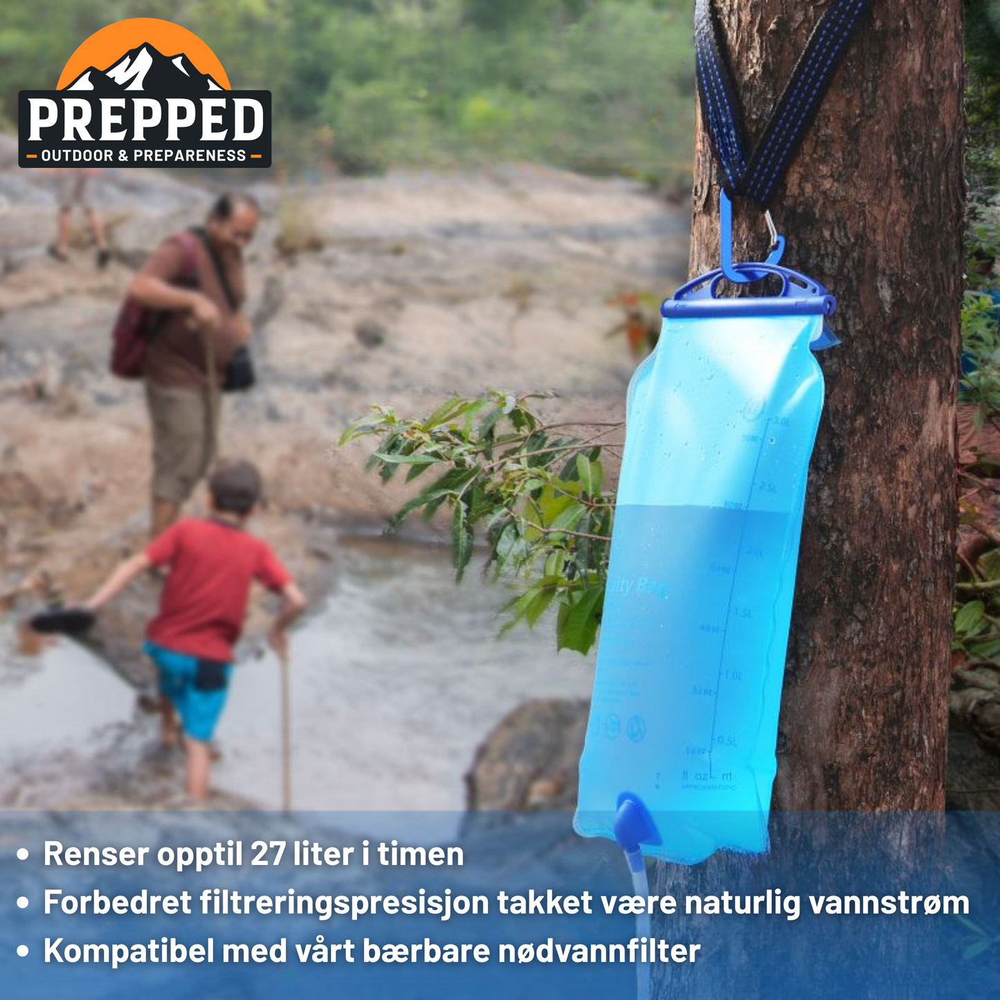 Gravity Bag 3L – Maksimal filtreringspresisjon uten anstrengelse