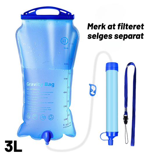 Gravity Bag 3L – Maksimal filtreringspresisjon uten anstrengelse